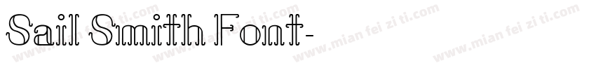 Sail Smith Font字体转换